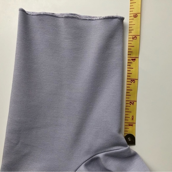 ARITZIA Babaton Barrett Peplum Women’s Top Size S Back Zip Lilac‎ Ruffle - Picture 14 of 15